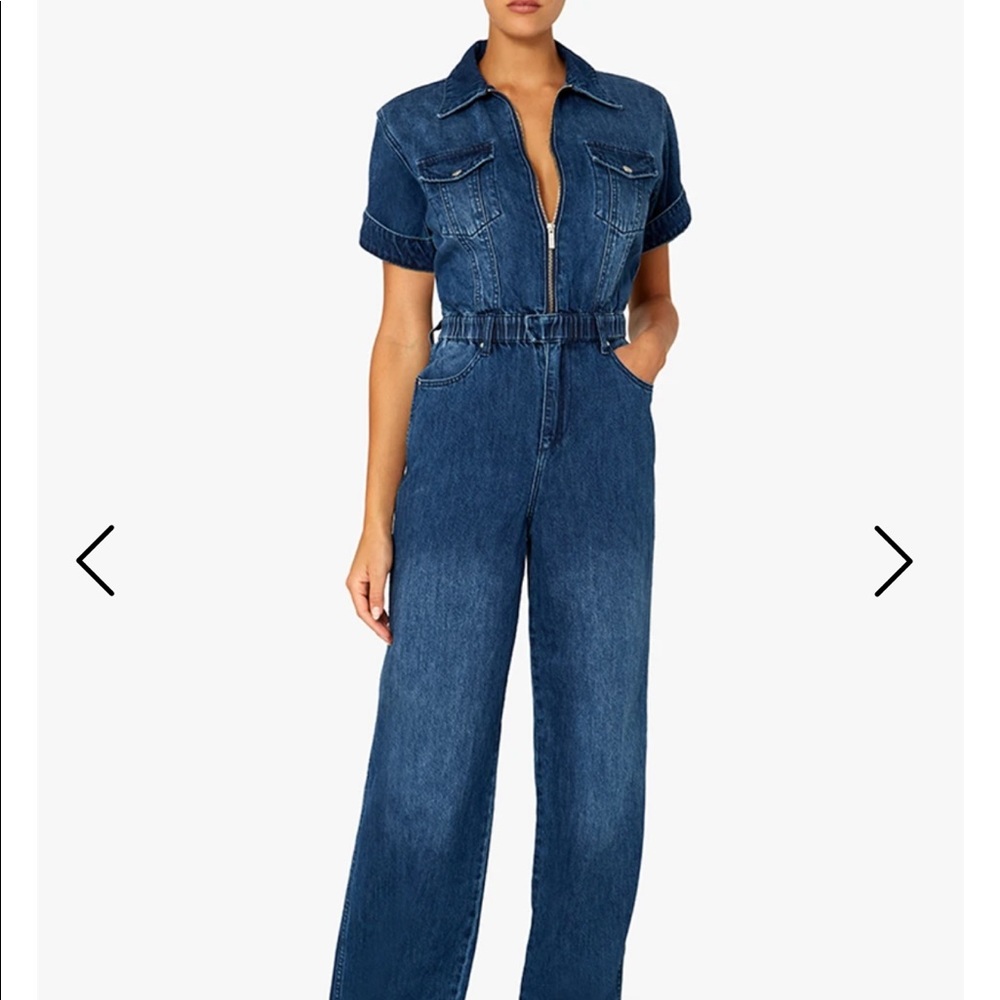 WeWoreWhat denim jumper Flight Suit BRAND NEW!